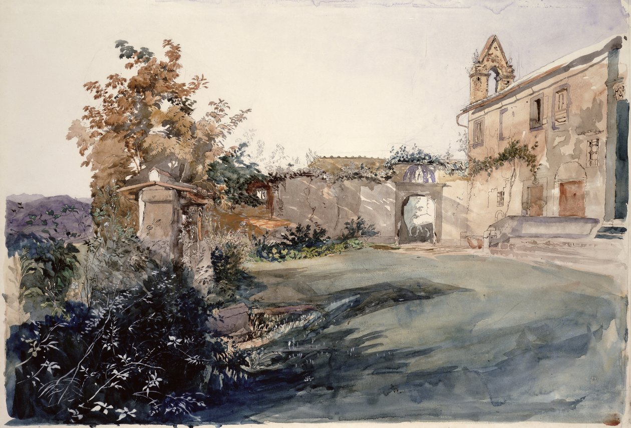 Hage ved San Miniato av John Ruskin