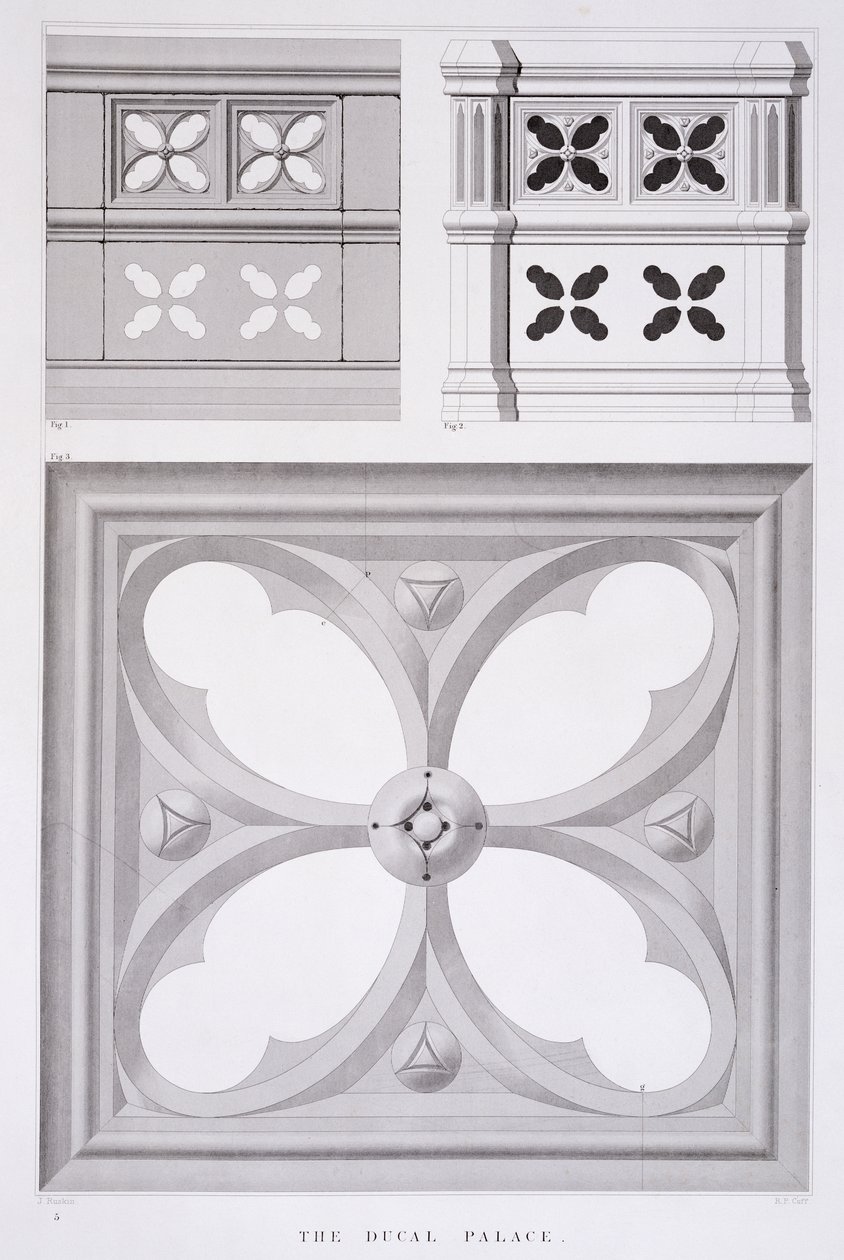 The Ducal Palace, Compartments of the Southern Balcony, fra 