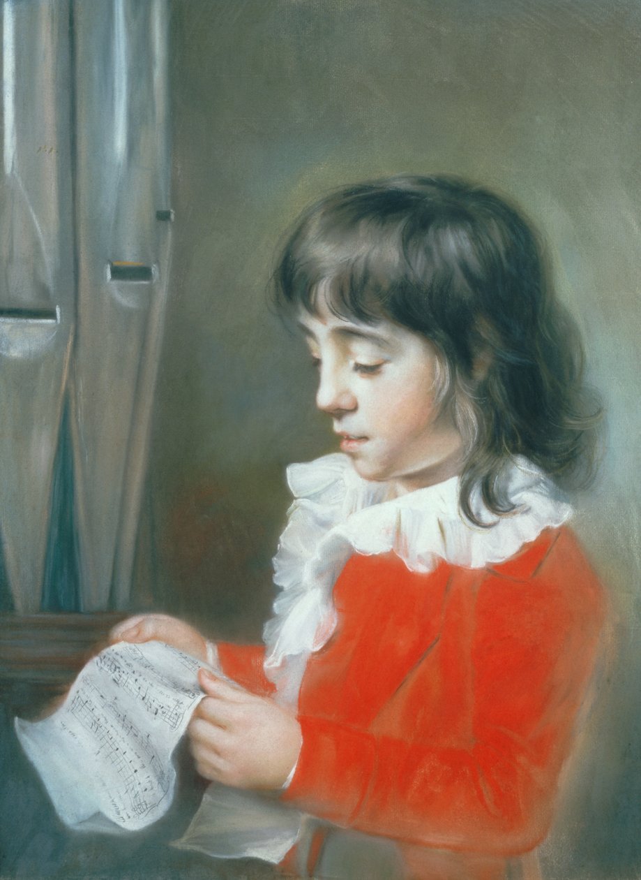 Master Groves, en korgutt fra Chapel Royal (pastell) av John Russell