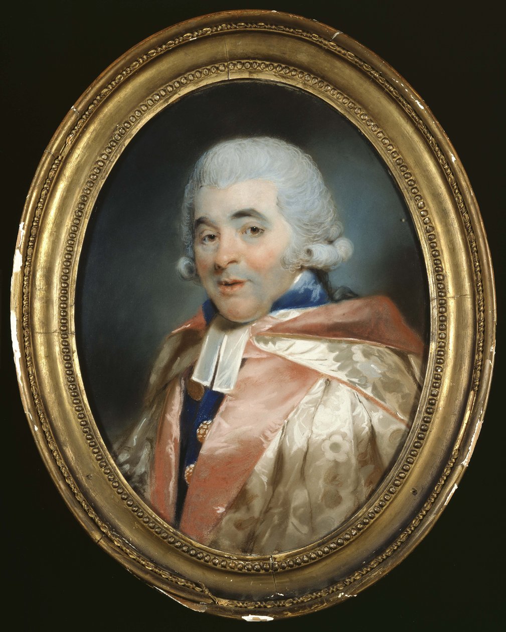 Thomas Sander Dupuis (pastell på papir lagt ned på lerret, innrammet) av John Russell