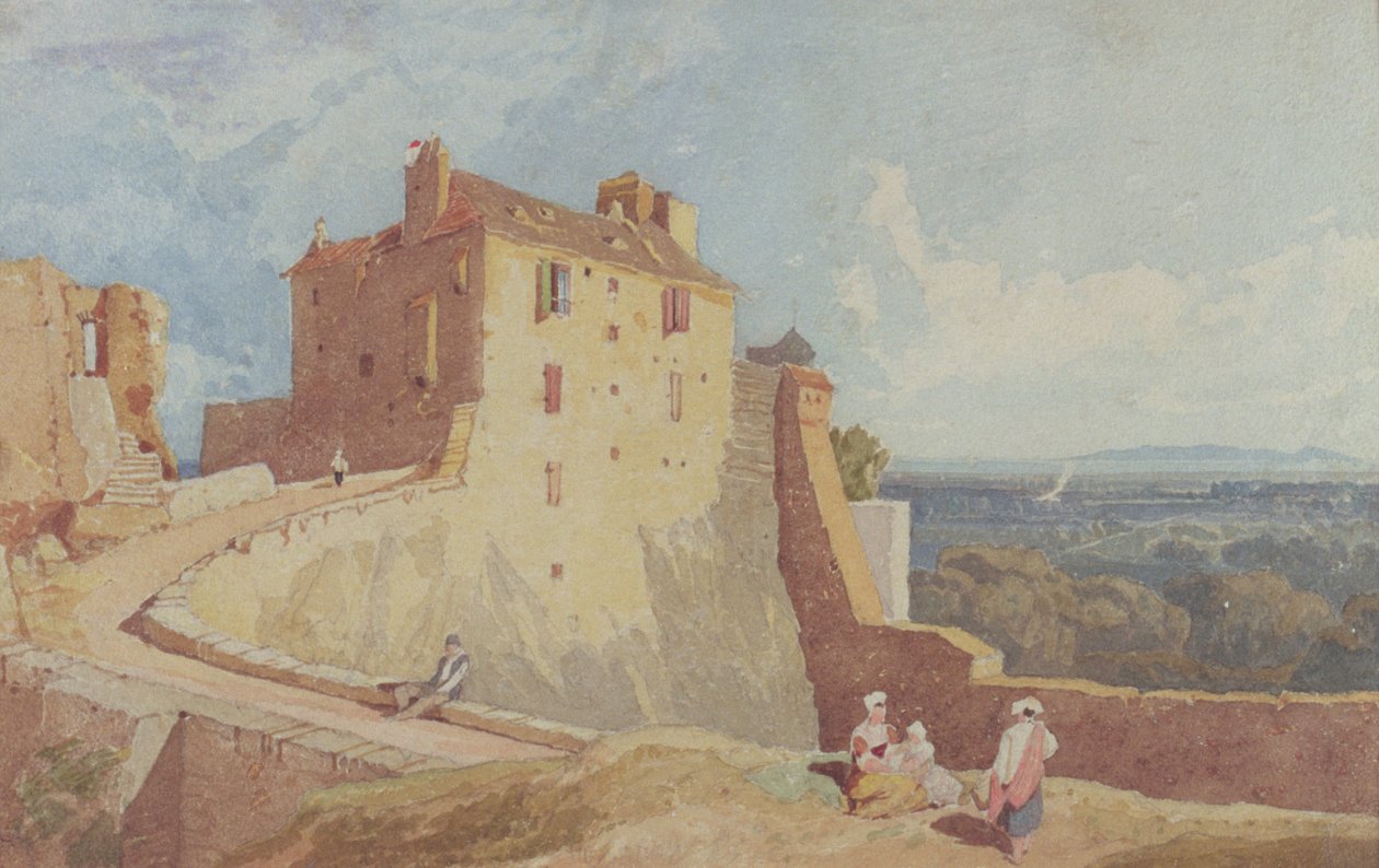 Figurer på vollene ved Domfront av John Sell Cotman