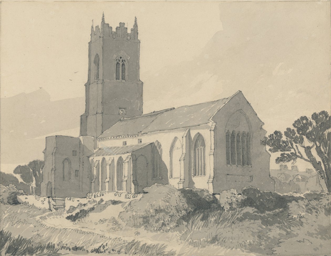 Ingham Church, Norfolk av John Sell Cotman