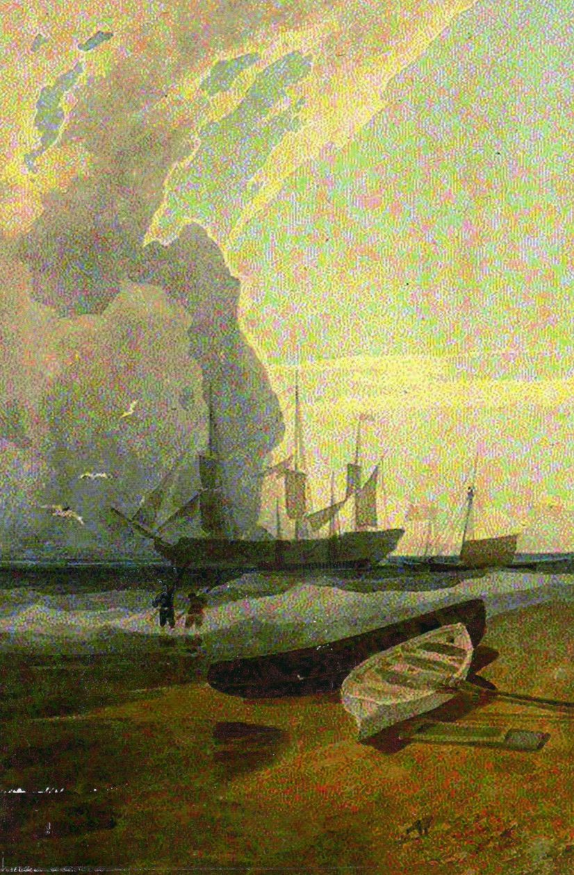The Mars, som kjører på Anchor utenfor Cromer av John Sell Cotman