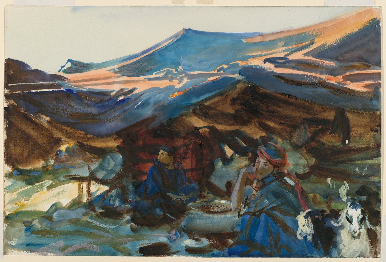 Beduin kvinner, 1905–1906 (wc) av John Singer Sargent