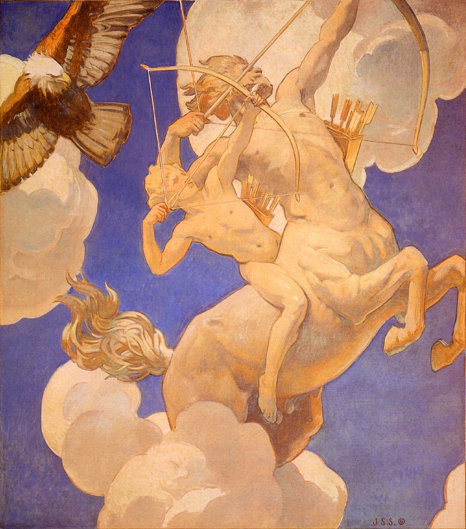 Chiron og Achilles av John Singer Sargent