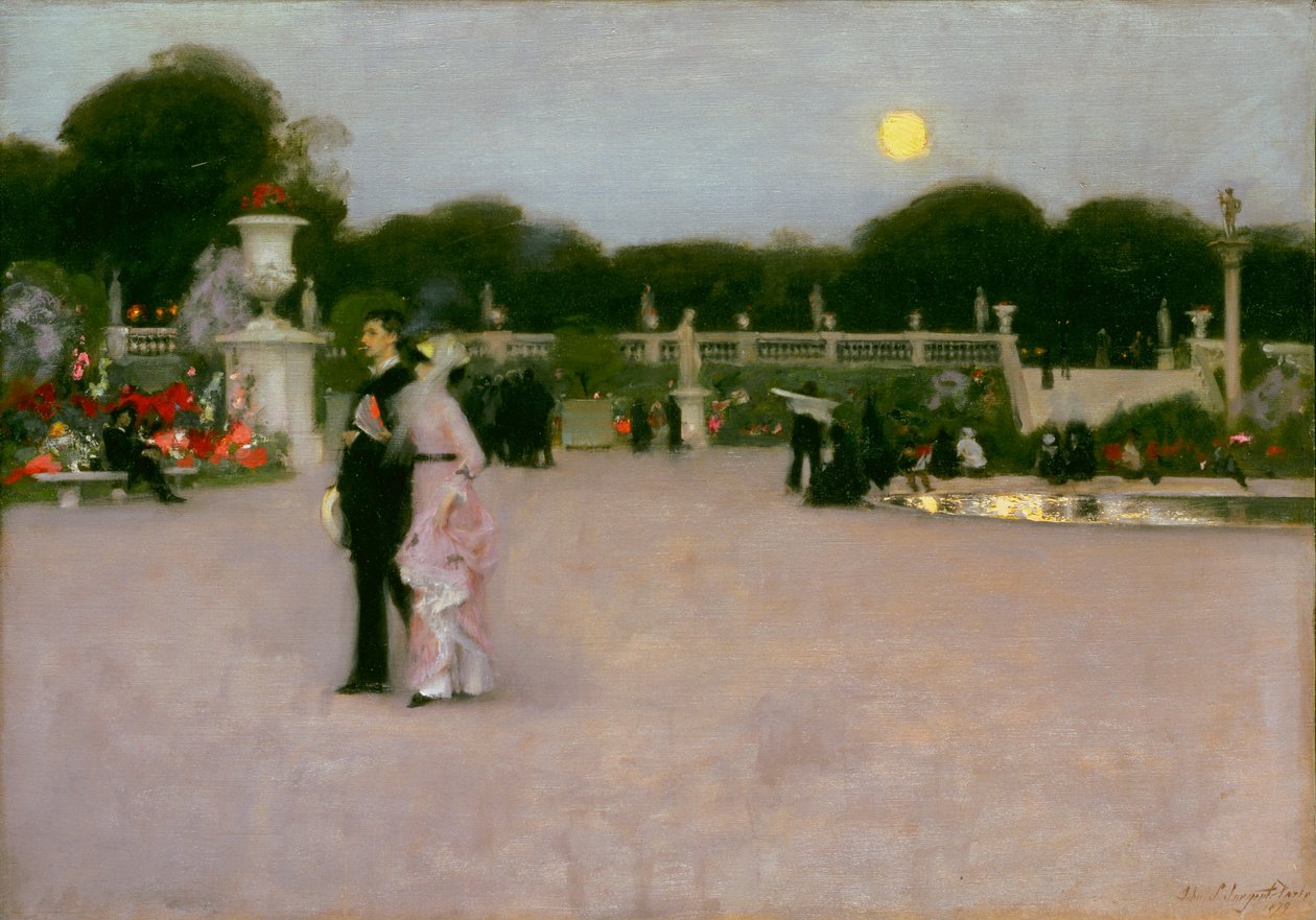 I Luxembourg -hagen av John Singer Sargent