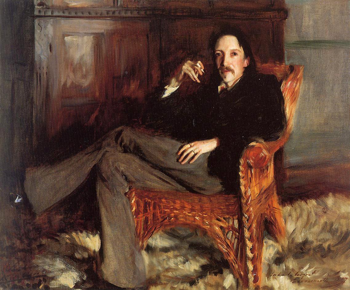Portrett av Robert Louis Stevenson av John Singer Sargent