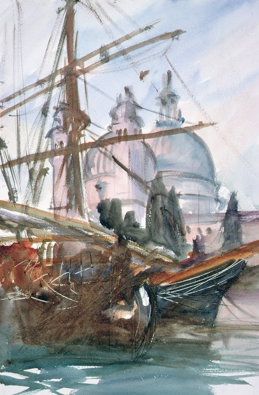 Santa Maria della Salute, Venezia av John Singer Sargent