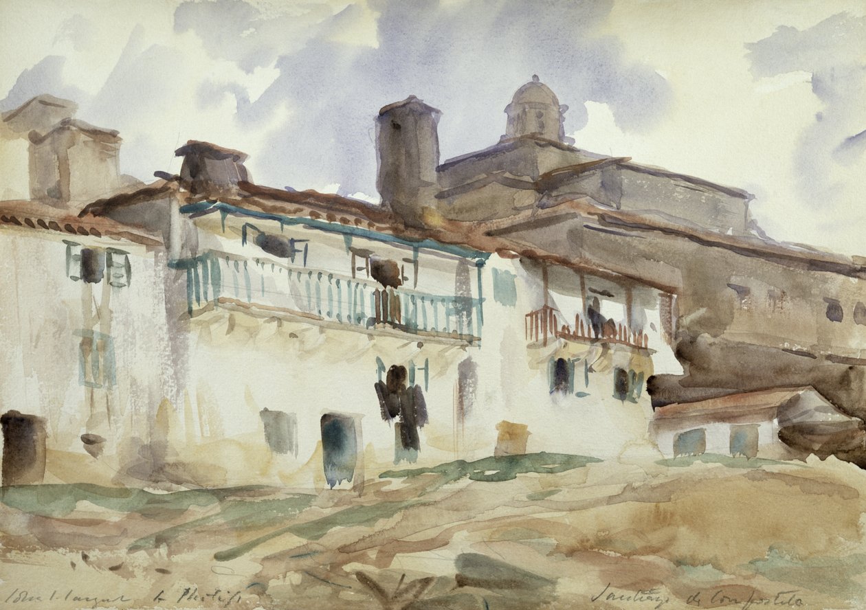 Santiago de Compostella av John Singer Sargent