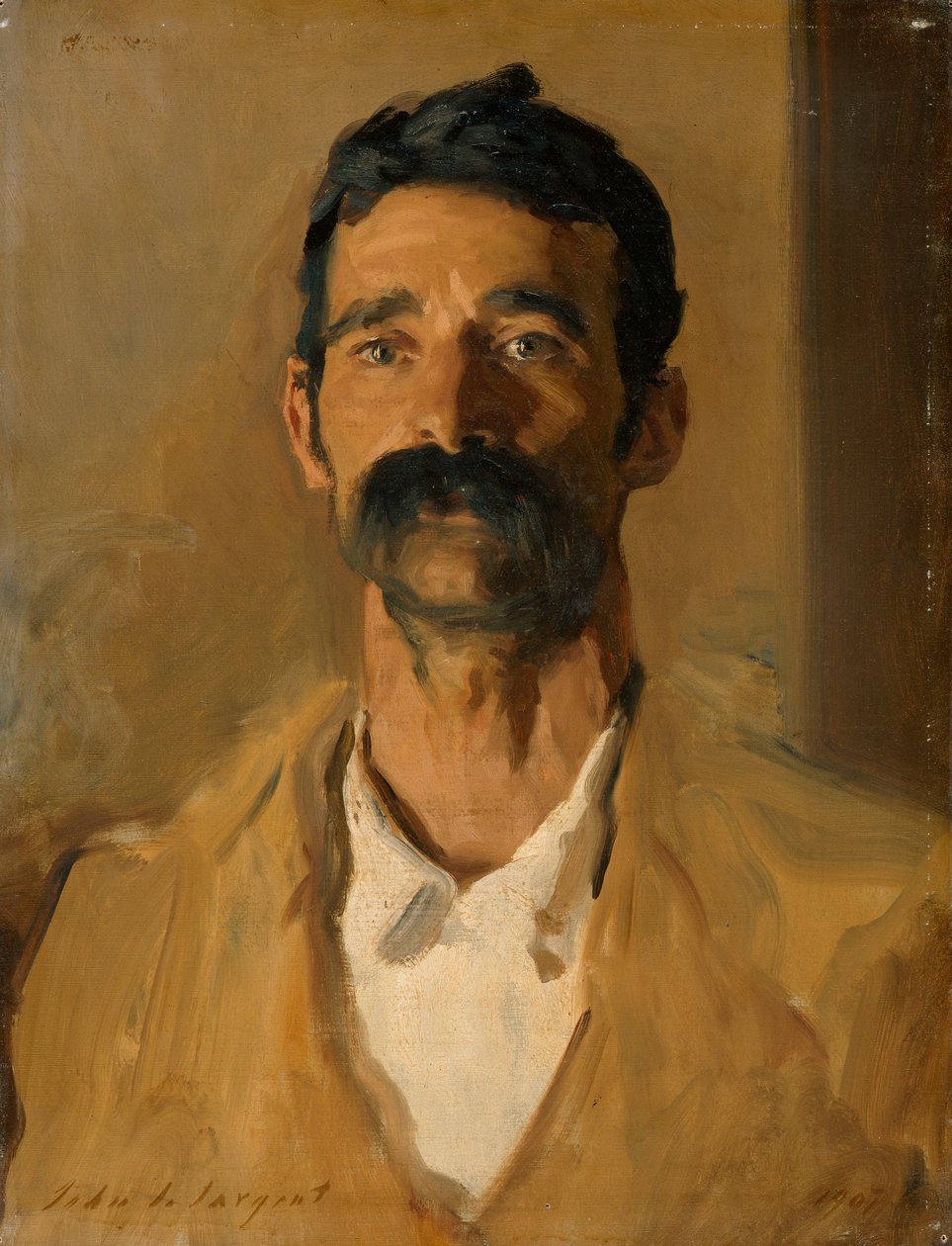 Studie av en siciliansk bonde, 1907 av John Singer Sargent