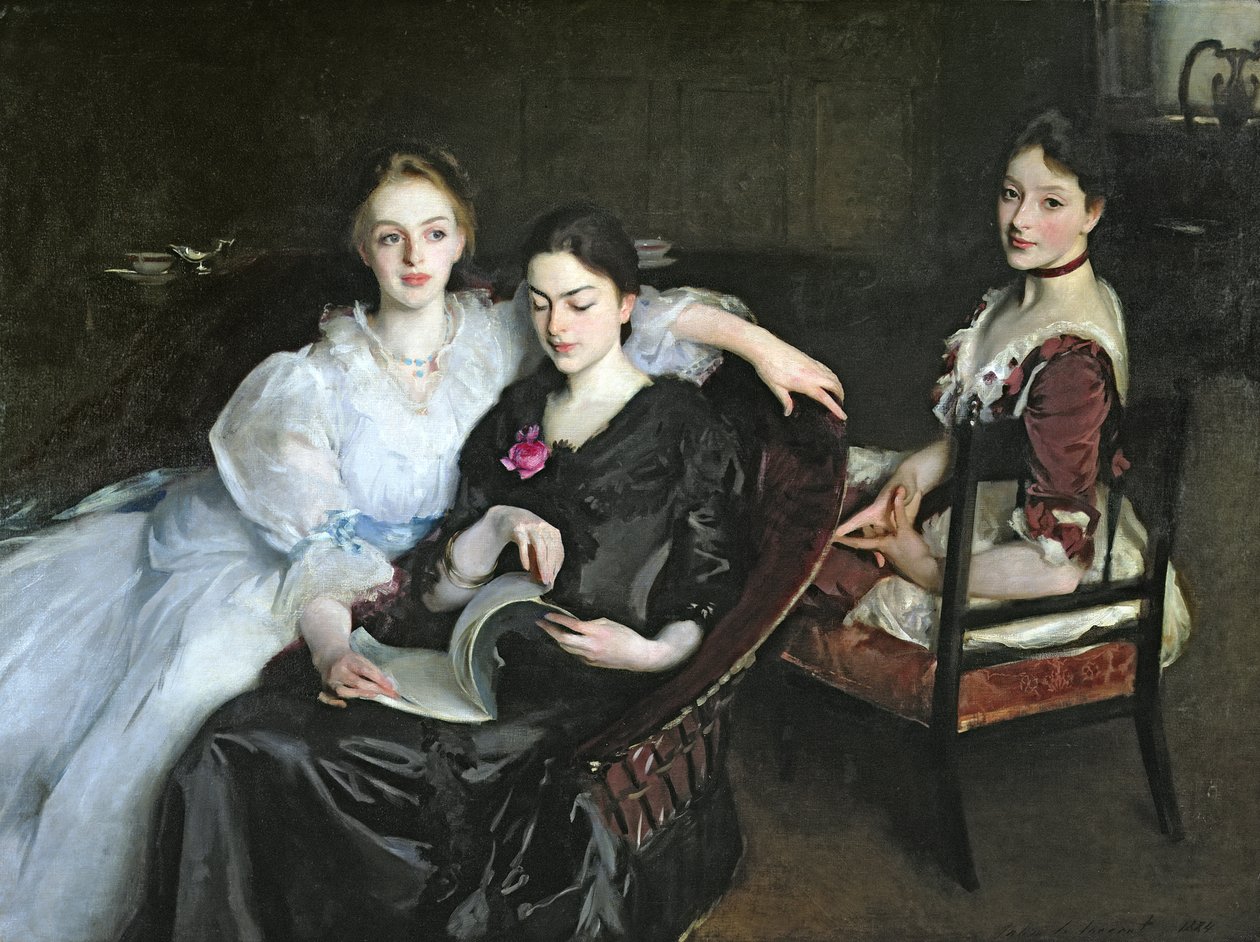 The Misses Vickers, 1884 av John Singer Sargent