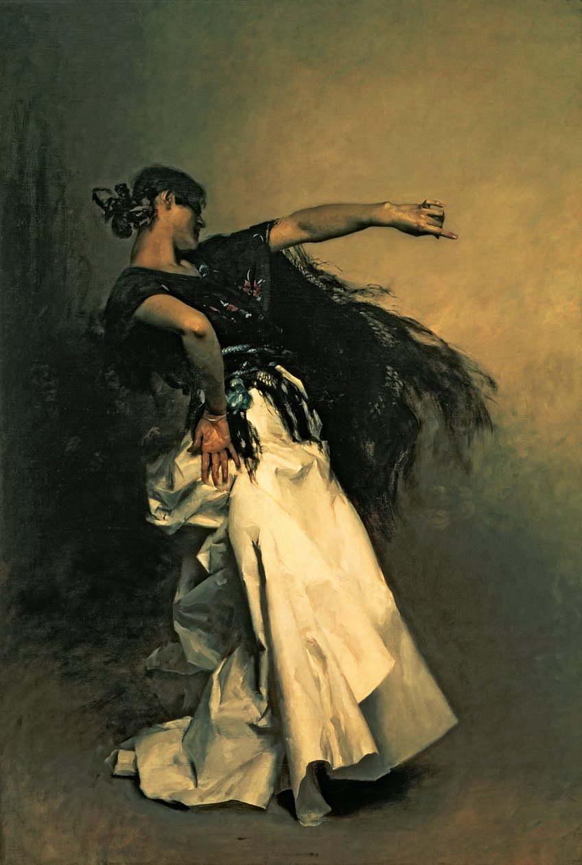 Den spanske danseren, studie for 