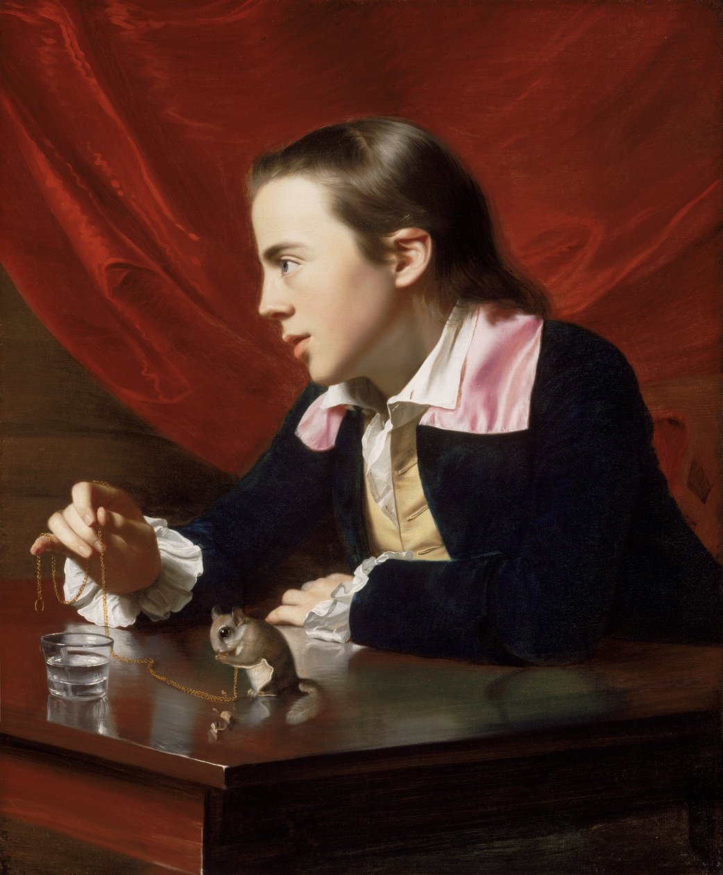 En gutt med et flygende ekorn (Henry Pelham) av John Singleton Copley