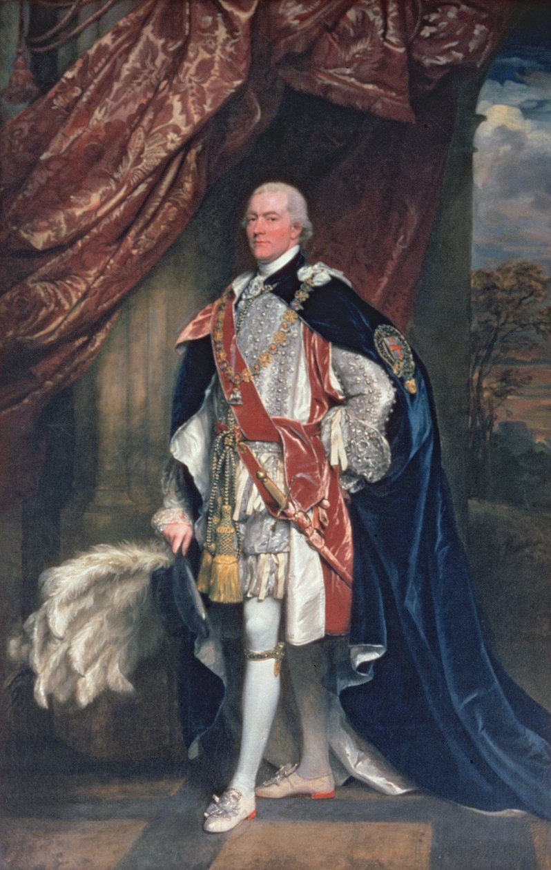 George John Spencer, 1st Lord of the Admiralty i Garter Robes av John Singleton Copley