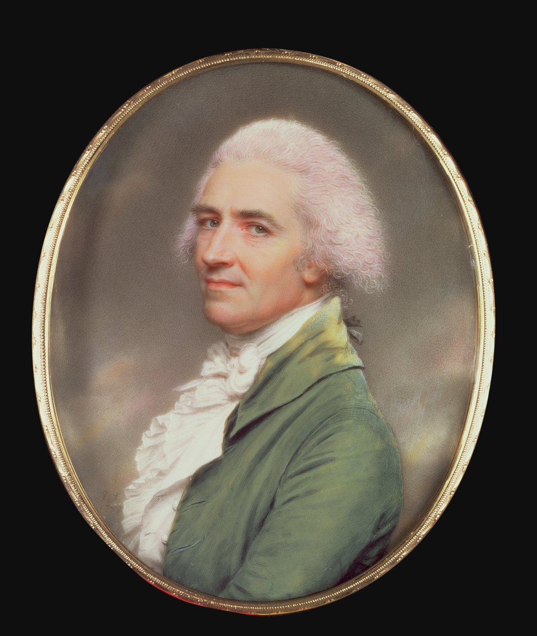 Miniatyr selvportrett av John Smart