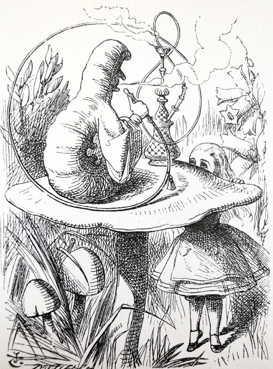 Alices eventyr i eventyrland, 1865 av John Tenniel
