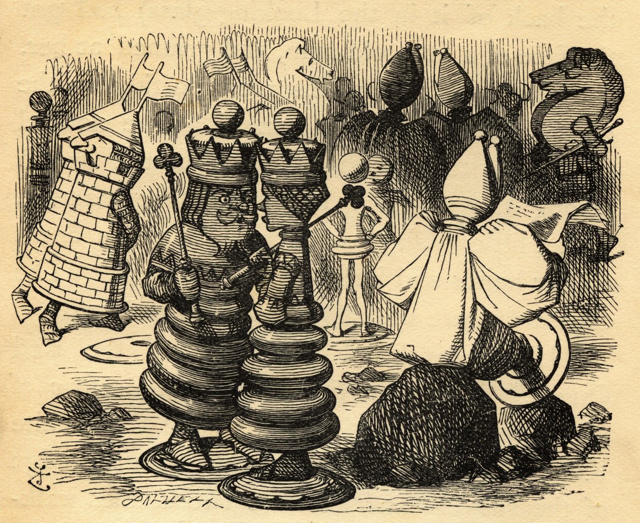 The Chess Players, illustrasjon fra 