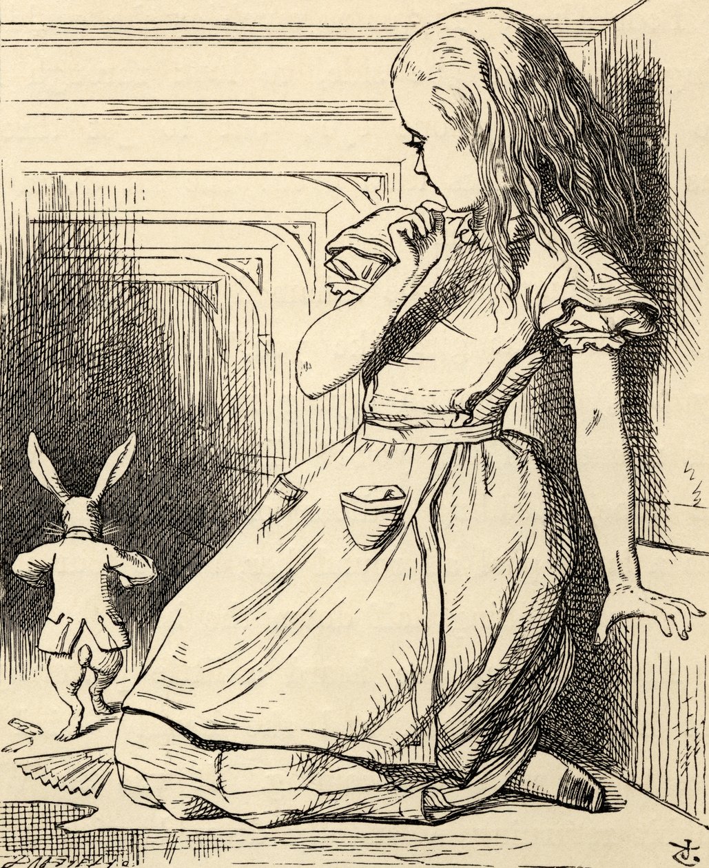 The White Rabbit is late, fra 