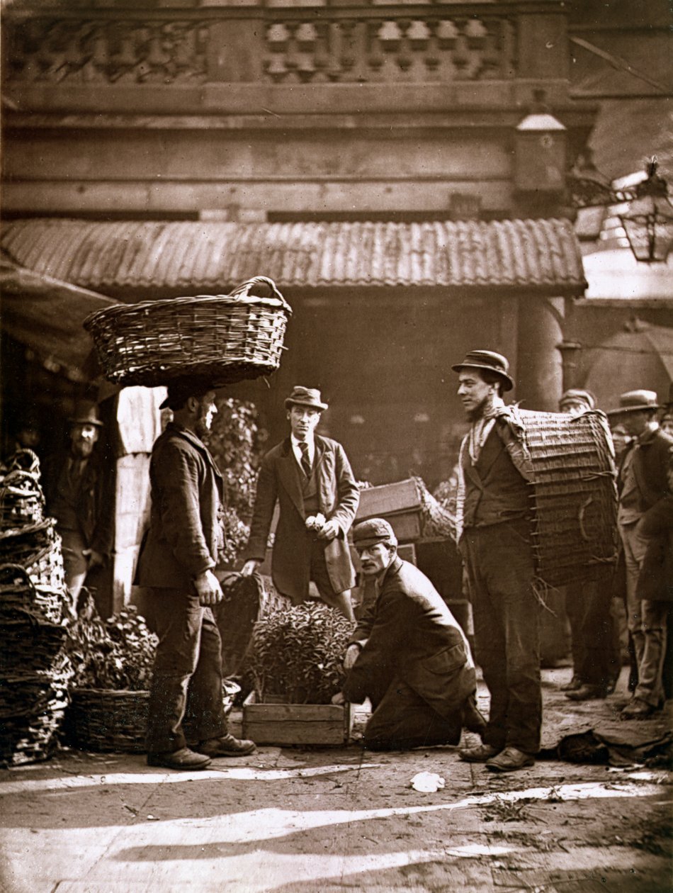 Covent Garden Laborers (woodburytype) av John Thomson