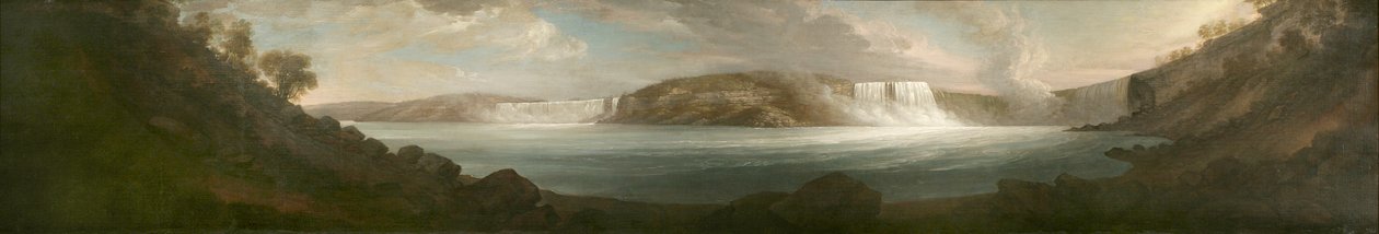 Niagara Falls, fra Two Miles Below Chippawa, 1808 av John Trumbull