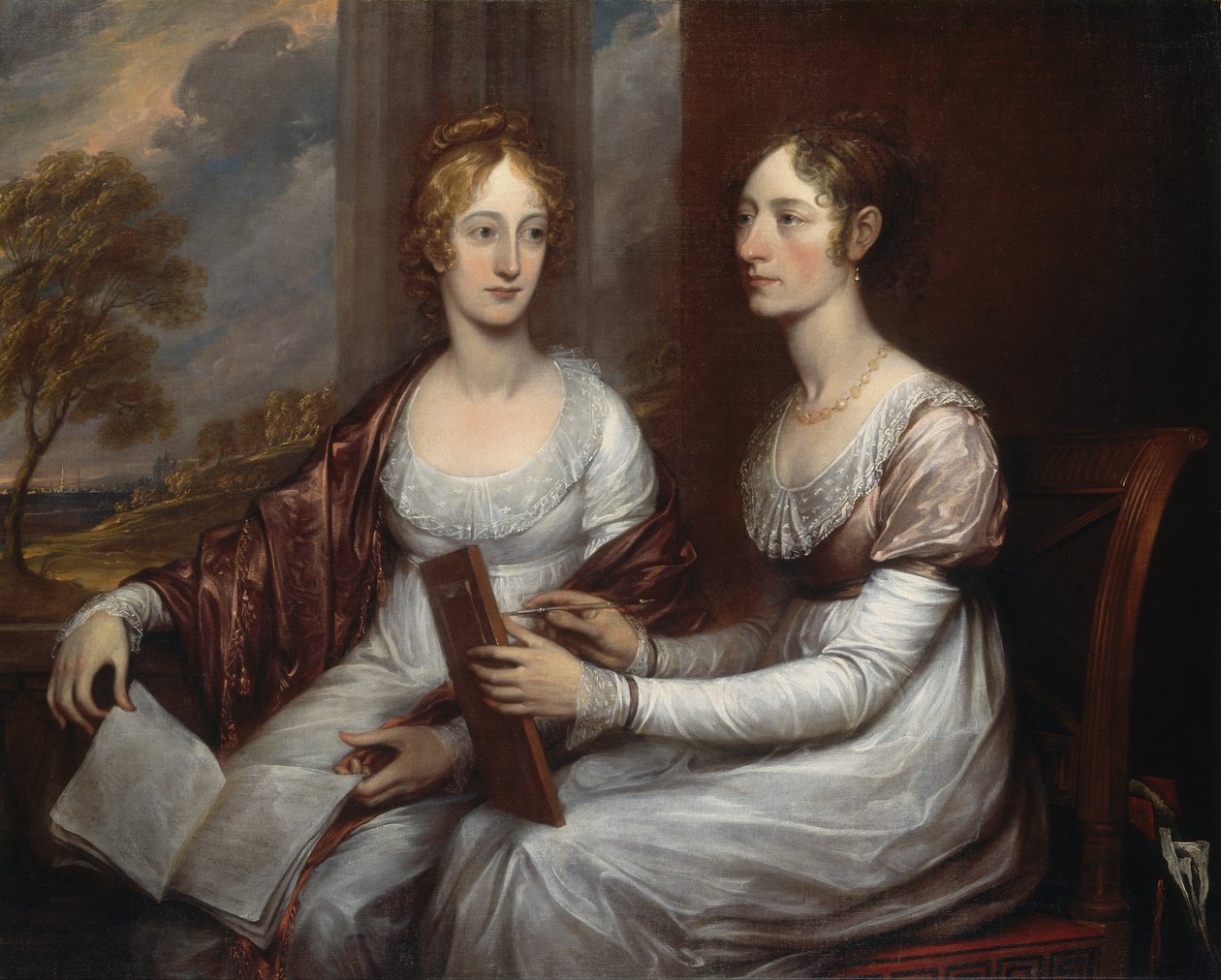 Frøken Mary og Hannah Murray av John Trumbull