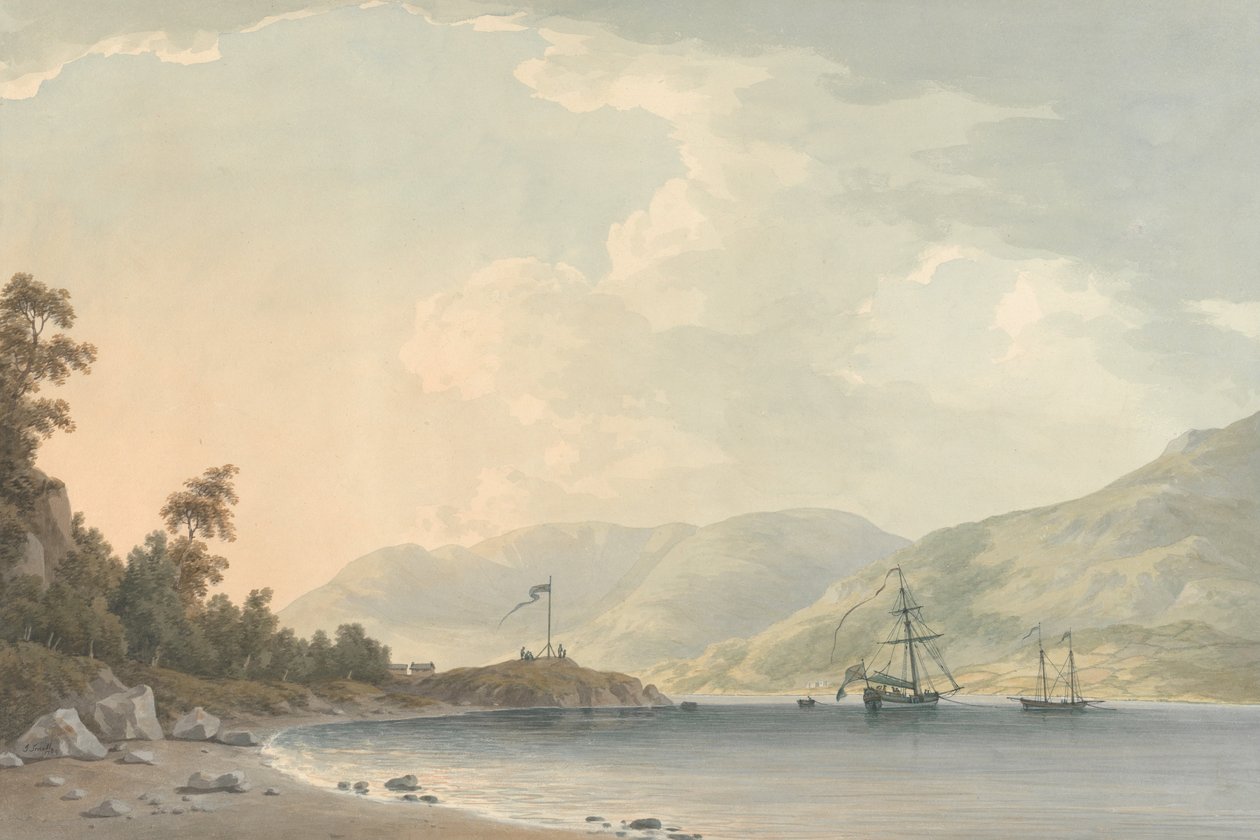 Tilnærming til Belle Grange Park av John Warwick Smith