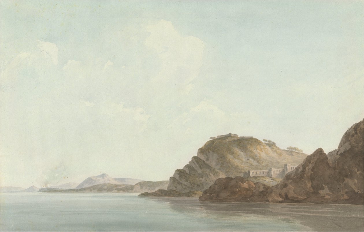 Kysten nær Sorrento av John Warwick Smith