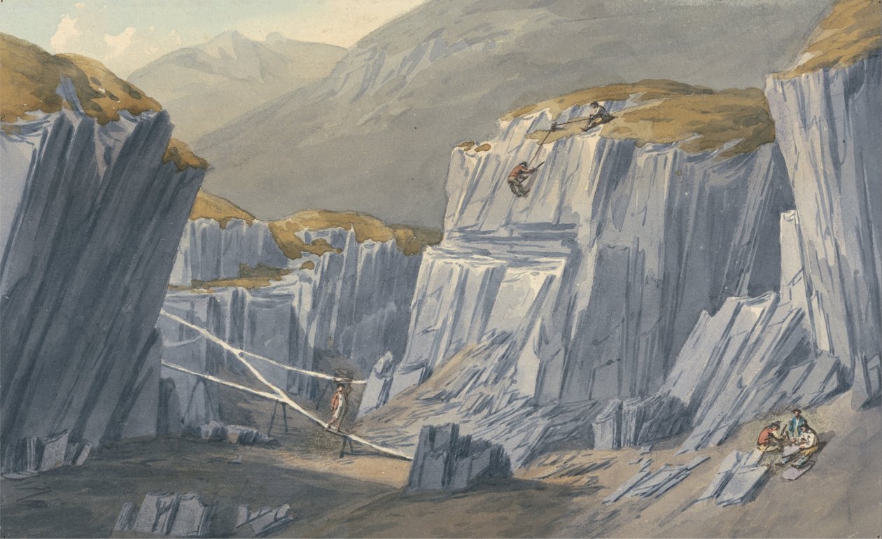 Skiferbruddene i Bron Llwyd av John Warwick Smith