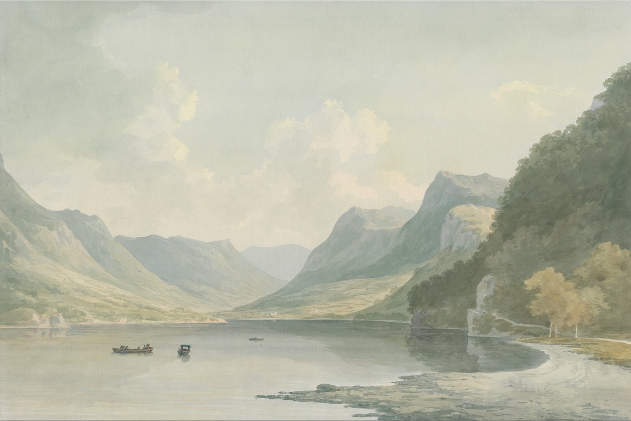 Ullswater, ser mot Patterdale av John Warwick Smith