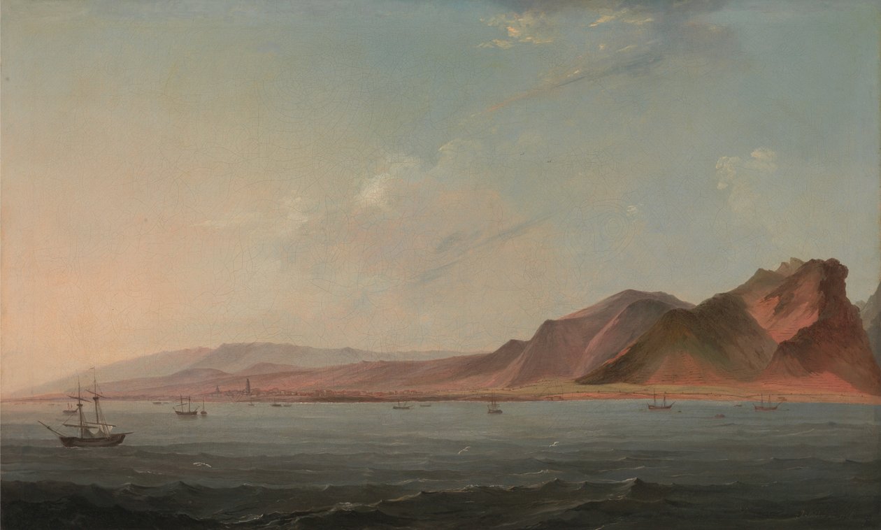 Utsikt over Santa Cruz, Tenerife av John Webber