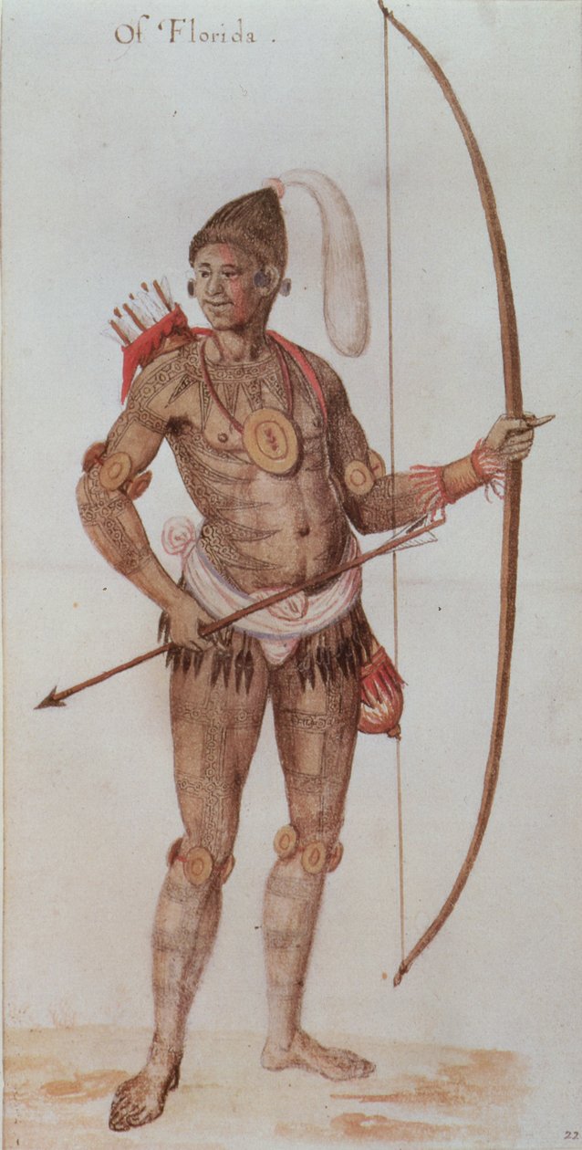 Indian Man of Florida av John White