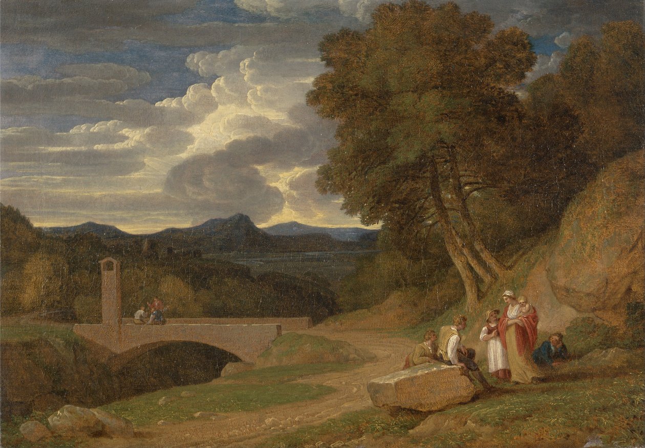 Et italiensk landskap av John White Abbott