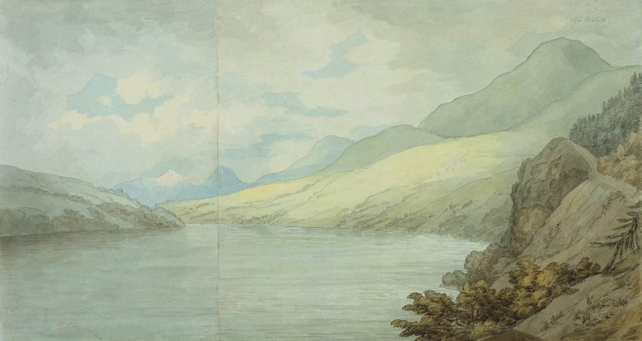 Loch Tay nær Kenmore av John White Abbott