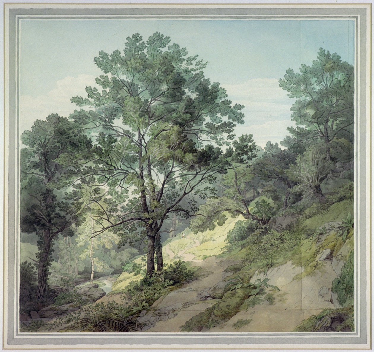 Utsikt nær Cantonteign, Devon av John White Abbott