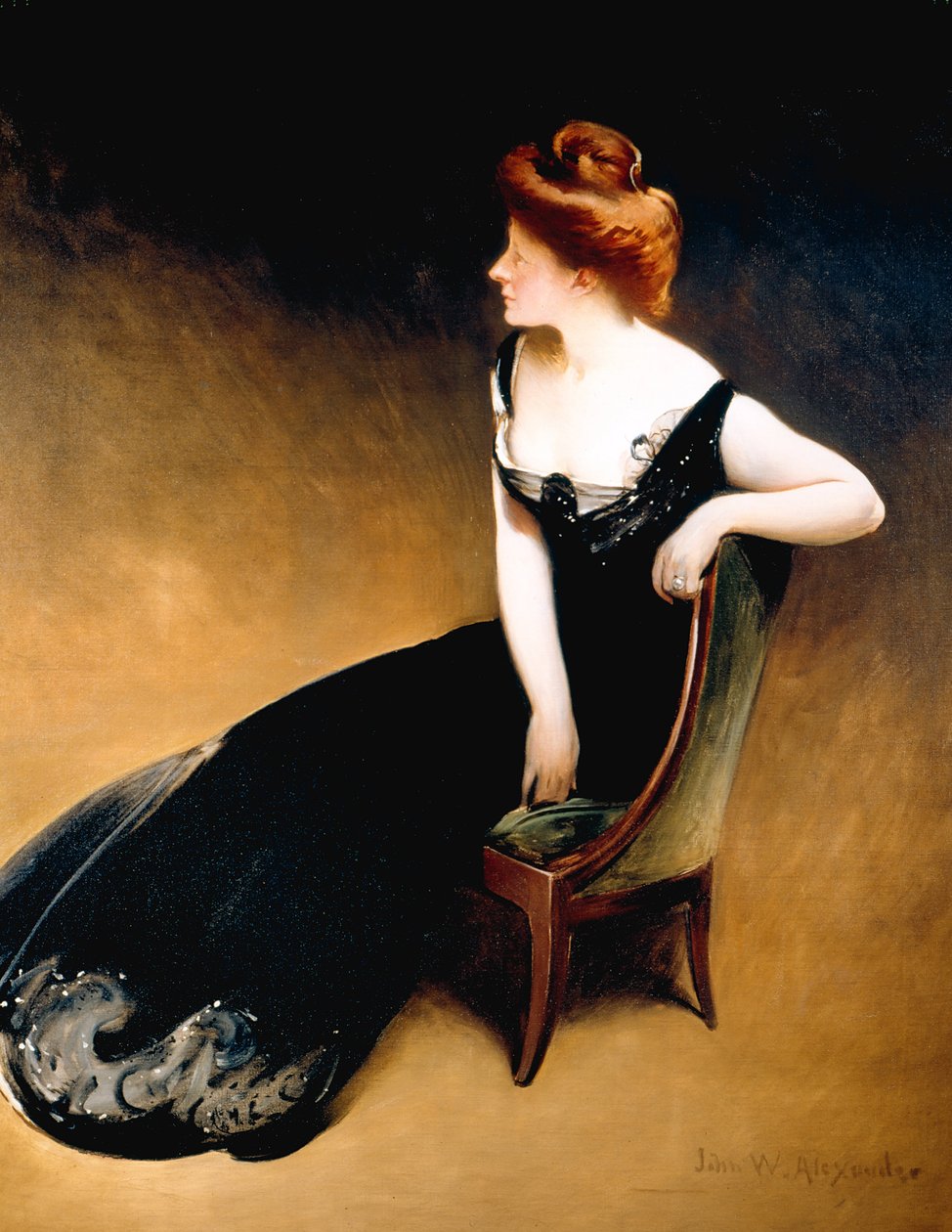 Portrett av fru V, fru Herman Duryea av John White Alexander