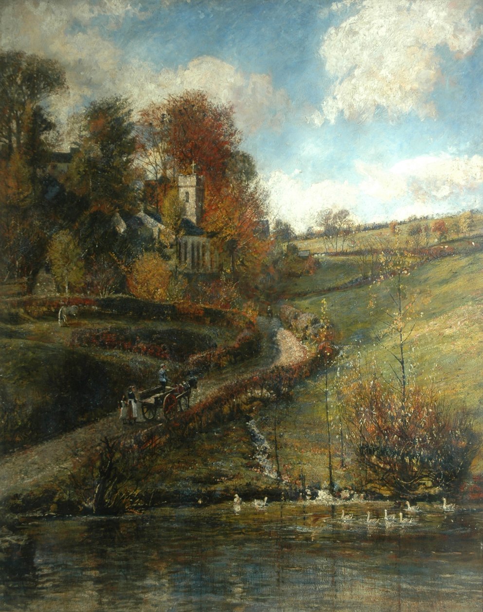 Lindale kirke av John William Buxton Knight