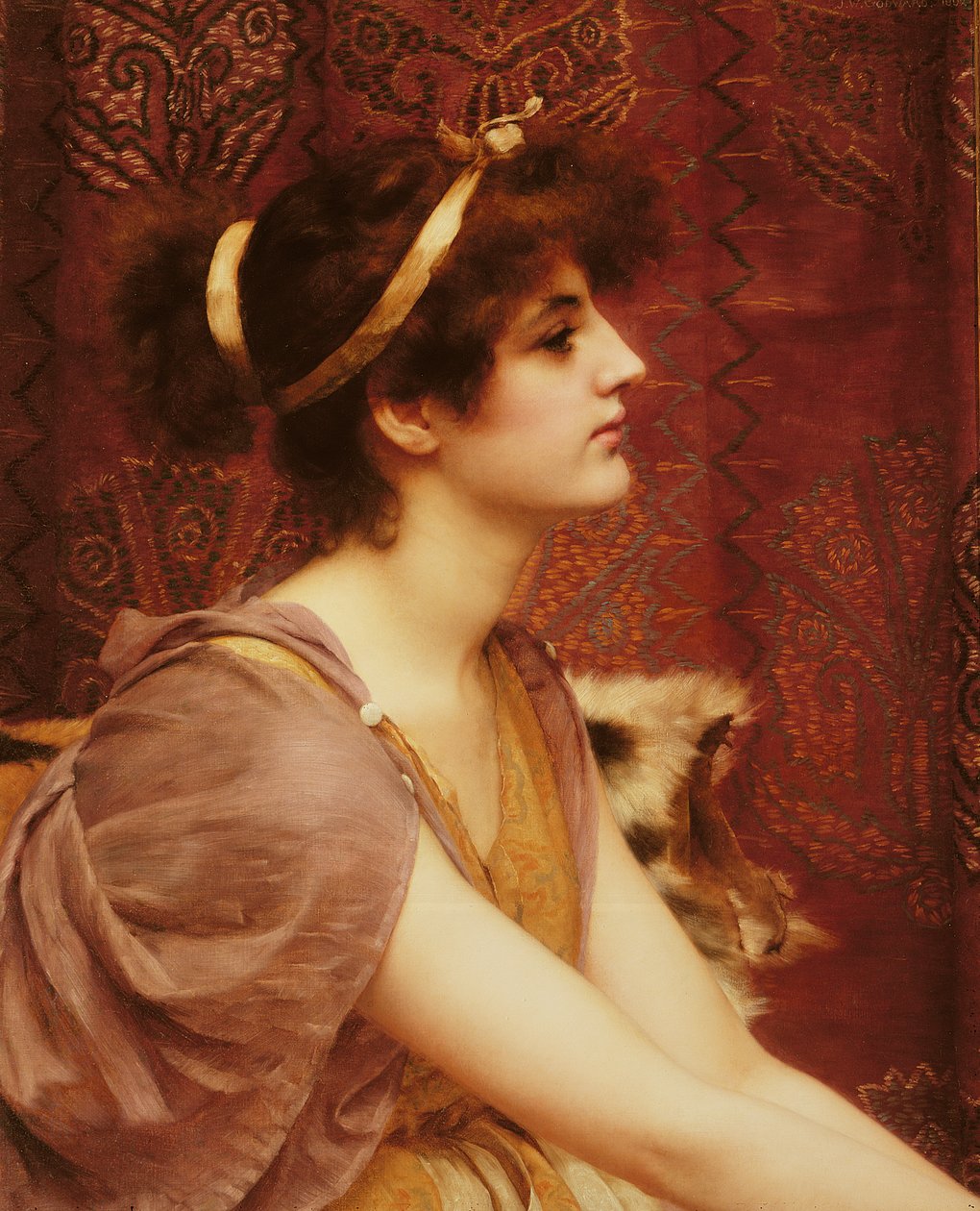 En klassisk skjønnhet, 1892 av John William Godward