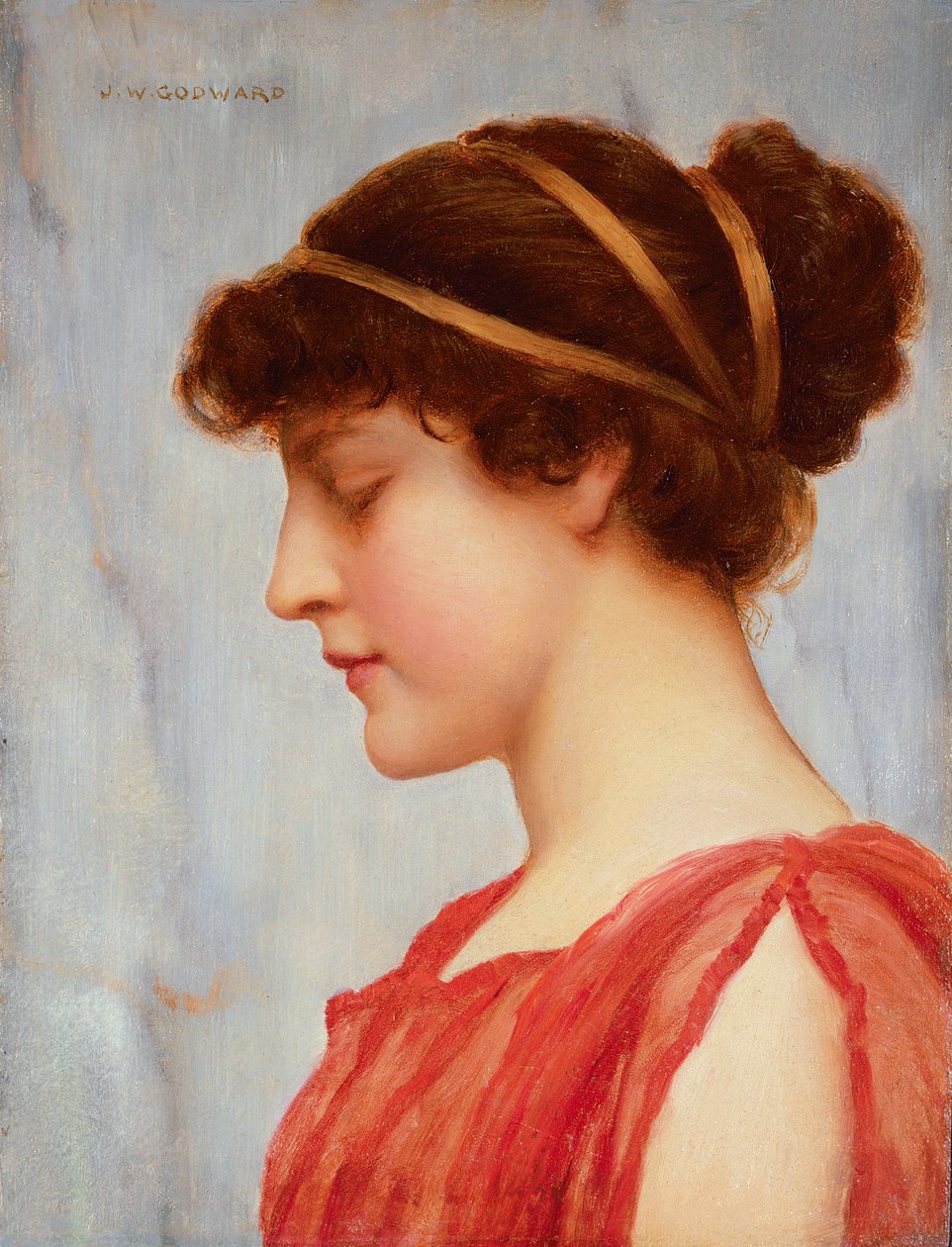 Grecian Reverie, 1889 av John William Godward