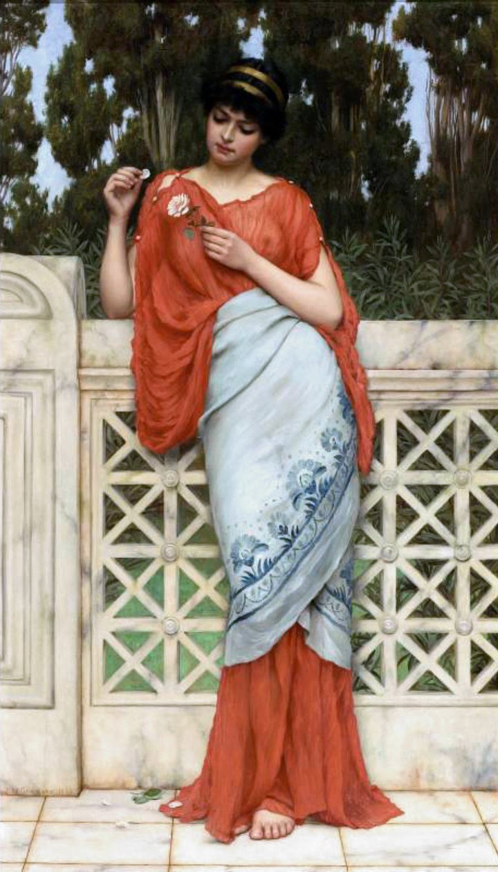 Han elsker meg, han elsker meg ikke av John William Godward