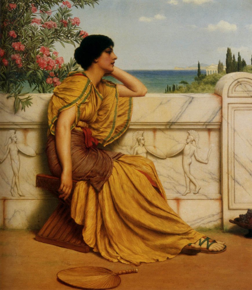 Fritid av John William Godward