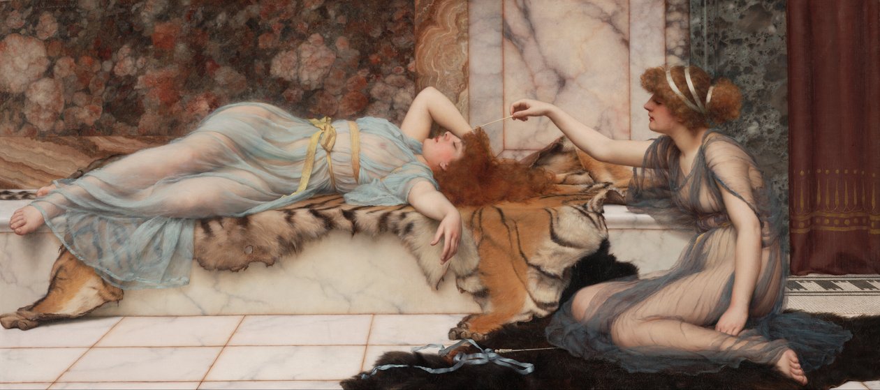 Ulykke og hvile av John William Godward