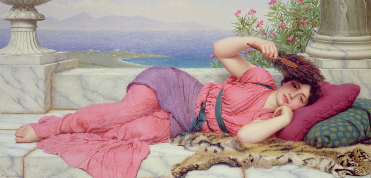Middagshvile, 1910 av John William Godward