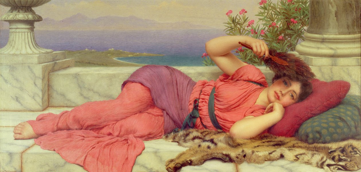 Middagshvile, 1910 av John William Godward