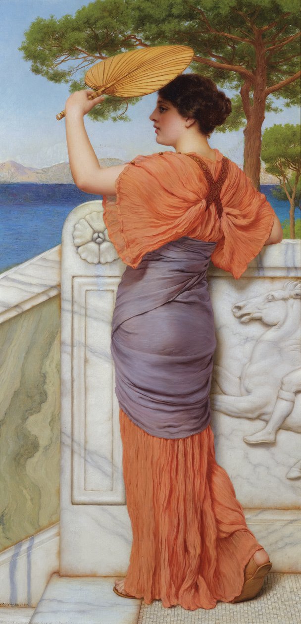 På balkongen av John William Godward