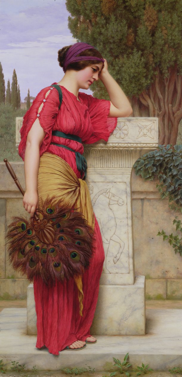 Den tankefulle av John William Godward