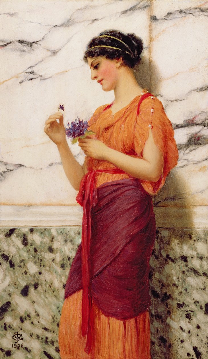 Fioler, 1908 av John William Godward