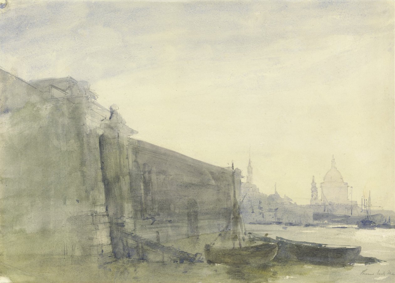 Themsen, Early Morning, Toward St. Paul