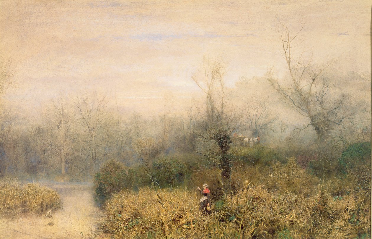 Ved en innsjø, 1882 av John William North