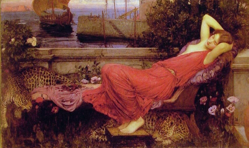 Ariadnen av John William Waterhouse