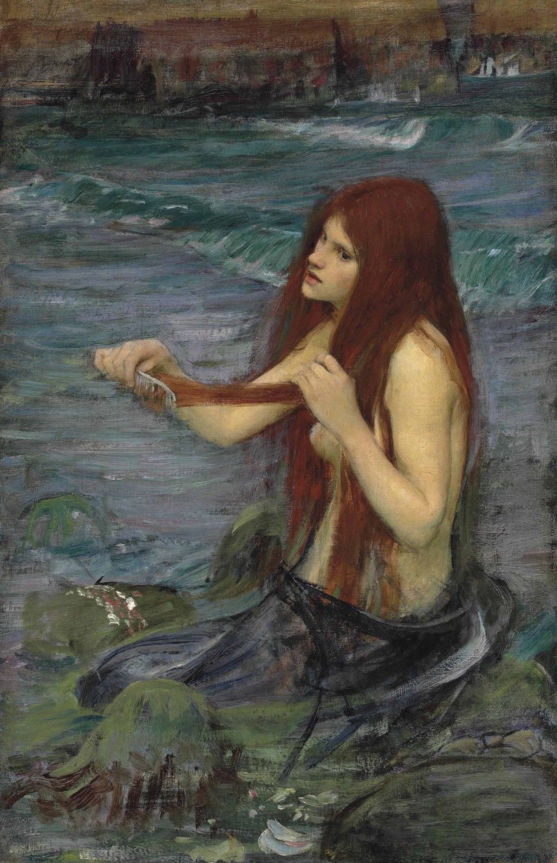 En havfrue av John William Waterhouse